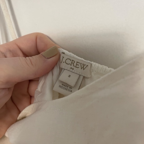 White Linen Blend dress - J.Crew - Never Worn - Size S - Picture 3 of 6